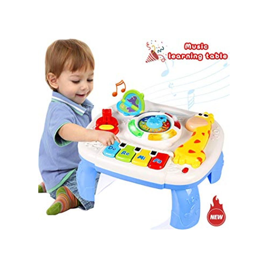 Producto Vanplay Juguetes de Martillo de Madera Golpea Topo Juego Bebe Arrastre Bus de Animales Juguete para Niños 18 Meses