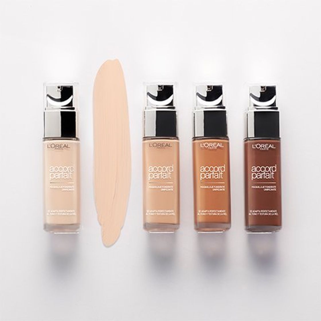 Social L'Oréal Accord Perfect Paris Maquillaje Fluido, Tono: 2R Vanille Rose