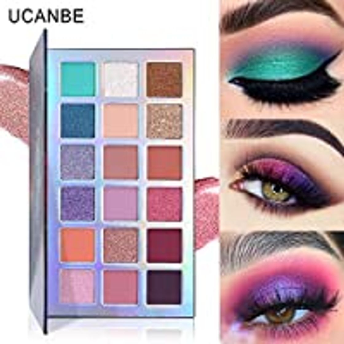 Social Beauty Glazed Nuevo 35 Color Maquillaje Paleta de Sombra de Ojos Shimmer