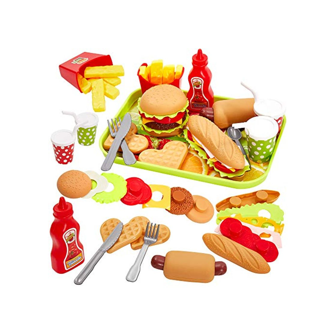 Productos Buyger Bandeja Hamburguesas y sándwich Juguete de Cocina