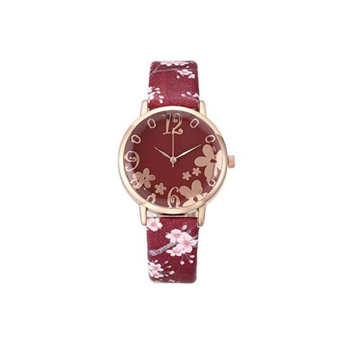 Fashion QWERTYU LIFUQIANGME Modo meisje Luxe Horloge Vrouwen Nieuwe Reliëf Bloemen Kleine Verso