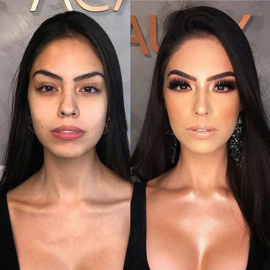 Fashion Make Antes e Depois 💄💋