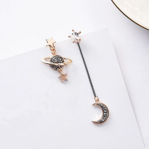 Aretes asimétricos de luna esterestelar