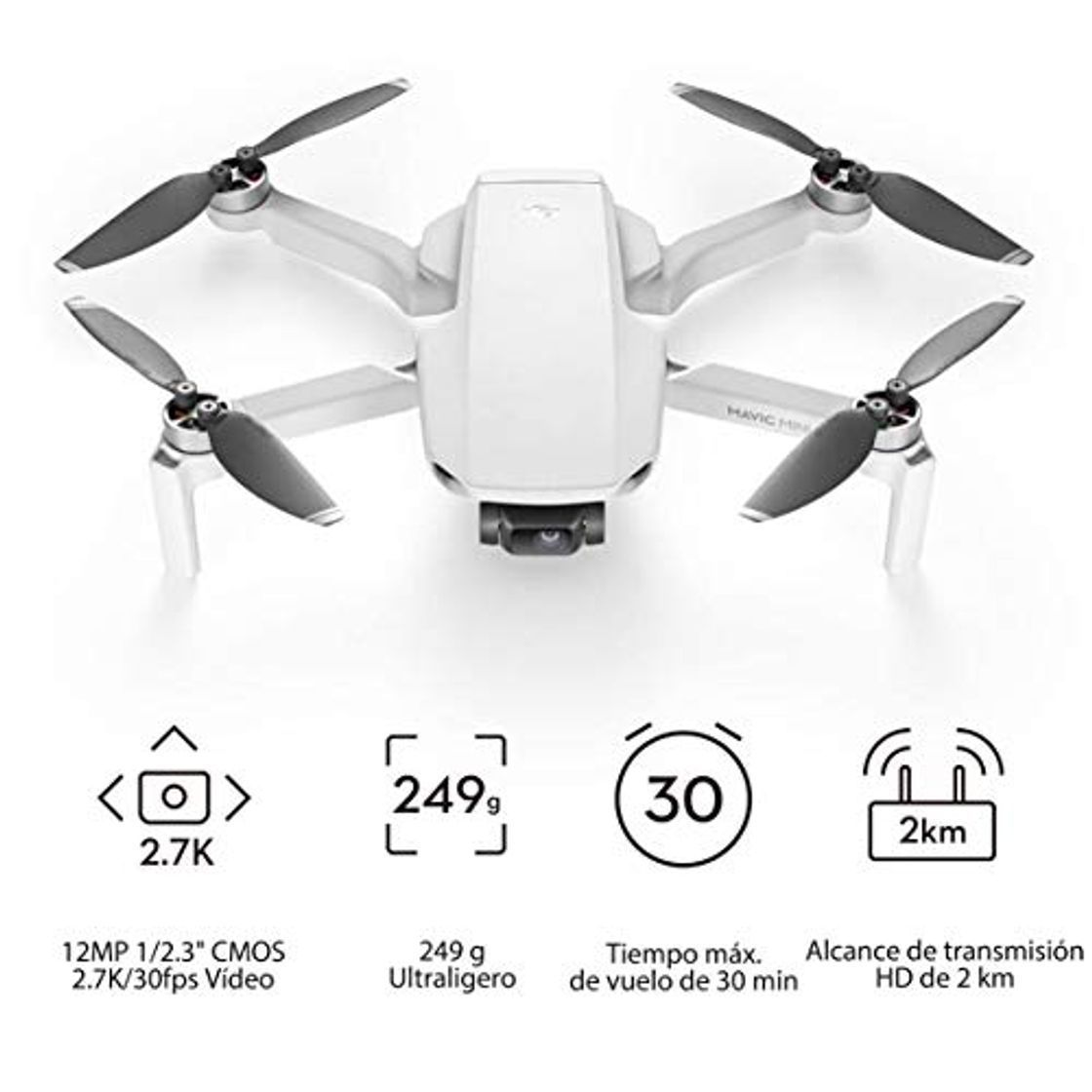 Social DJI Mavic Mini Combo, Dron Ultraligero y Portátil, Duración Batería 30 Minutos,