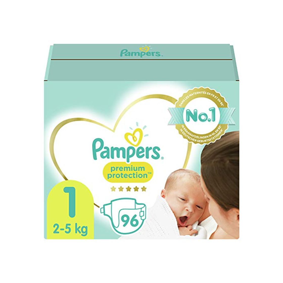 Producto Pampers Premium Protection 81689089 pañal desechable Niño/niña 1 96 pieza(s) - Pañales