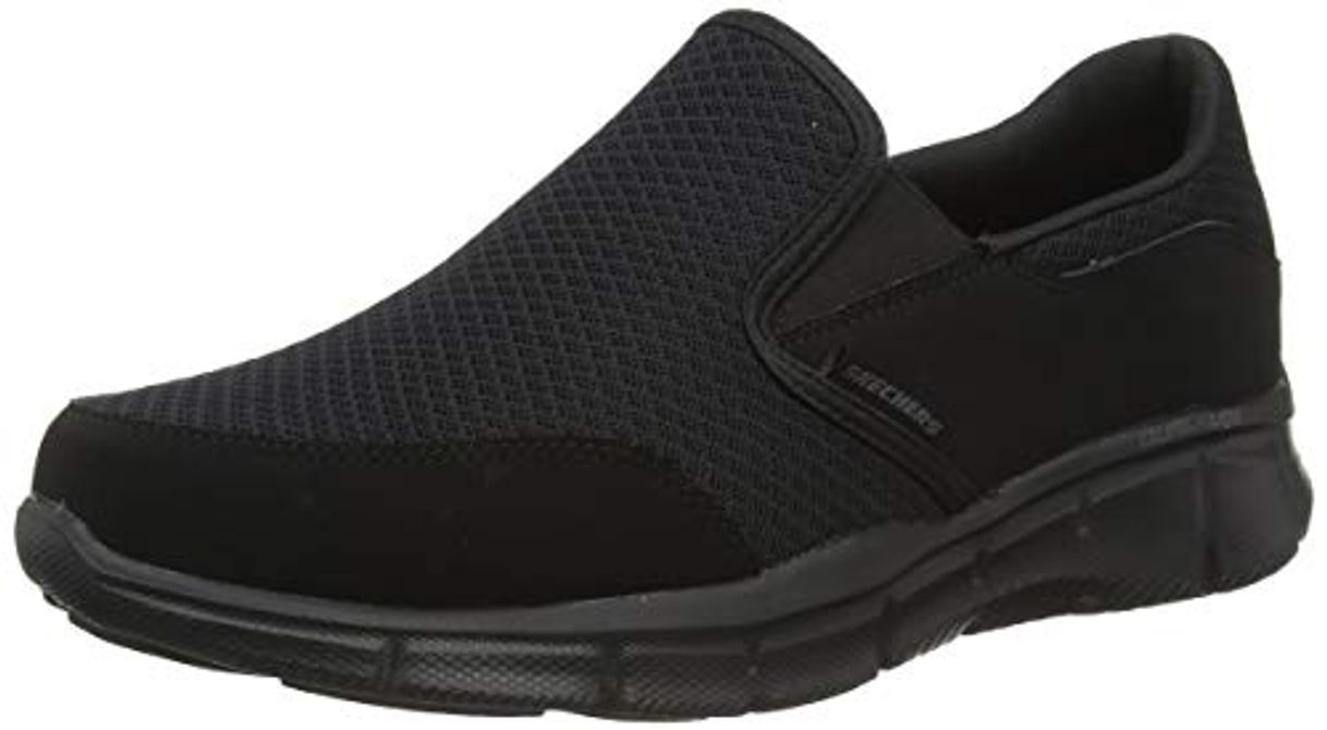 Social Skechers Equalizer Persistent, Zapatillas para Hombre, Negro