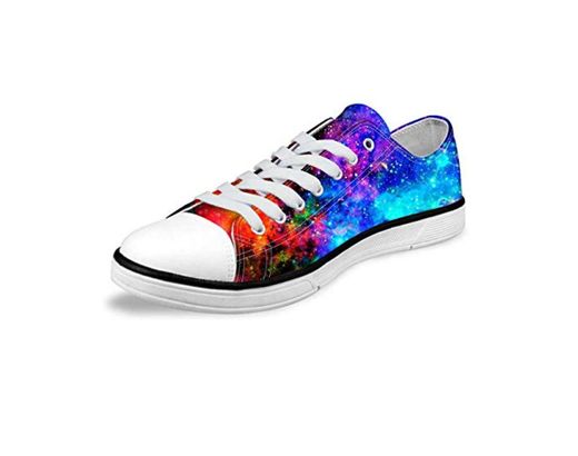 Galaxy Hi Top Ladies Canvas Trainers Shoes Low Top Flat Lace Up