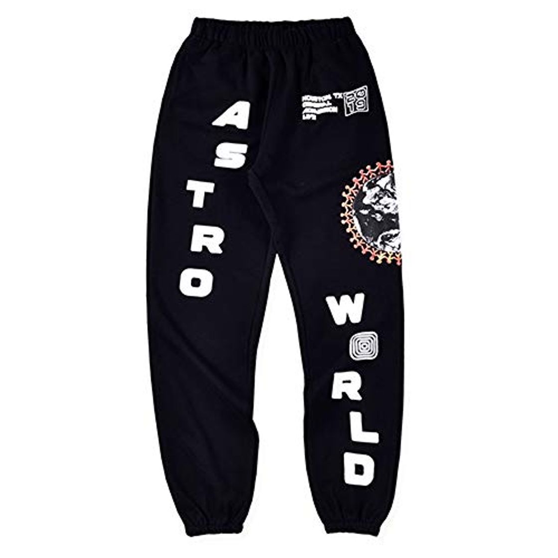 Fashion XXW Travis Scott Cactus Jack Festival World Globe Signature Pantalones Deportivos Casuales