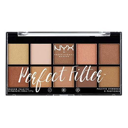 NYX Professional Makeup Paleta de sombras de ojos Perfect Filter Shadow Palette