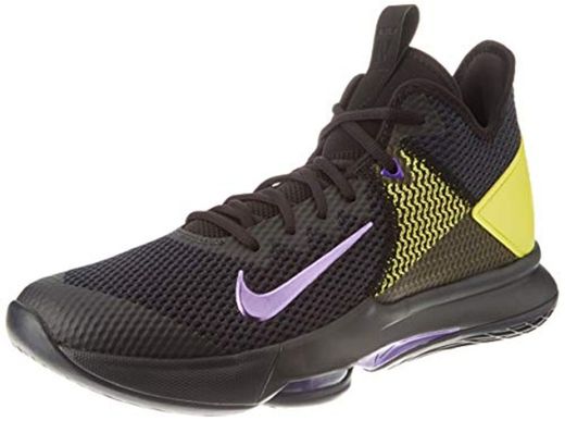 Nike Lebron Witness IV, Zapatilla de Baloncesto para Hombre, Negro