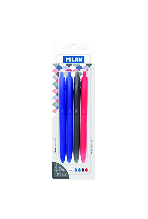 Social Milan P1 Touch - Blíster con 4 bolígrafos