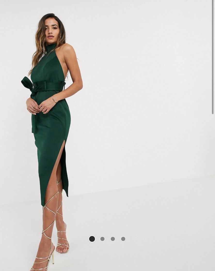 Moda Vestido tubo cuello halter ASOS