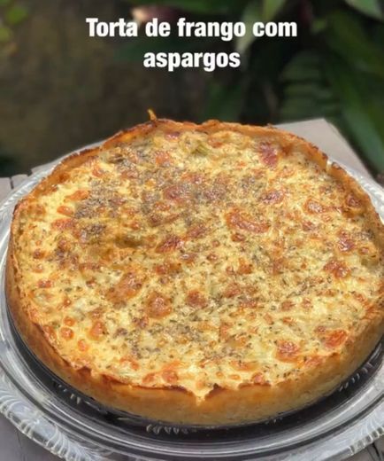 Torta de Frango com Aspargos 