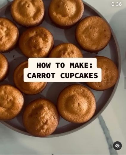 Carrot cupcakes 