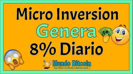 Gana el 8% diario invirtiendo tan solo 0,5 usd 