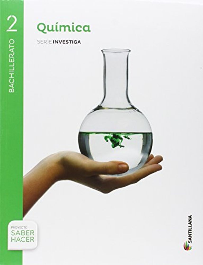 Libros QUÍMICA SERIE INVESTIGA 2 BTO SABER HACER