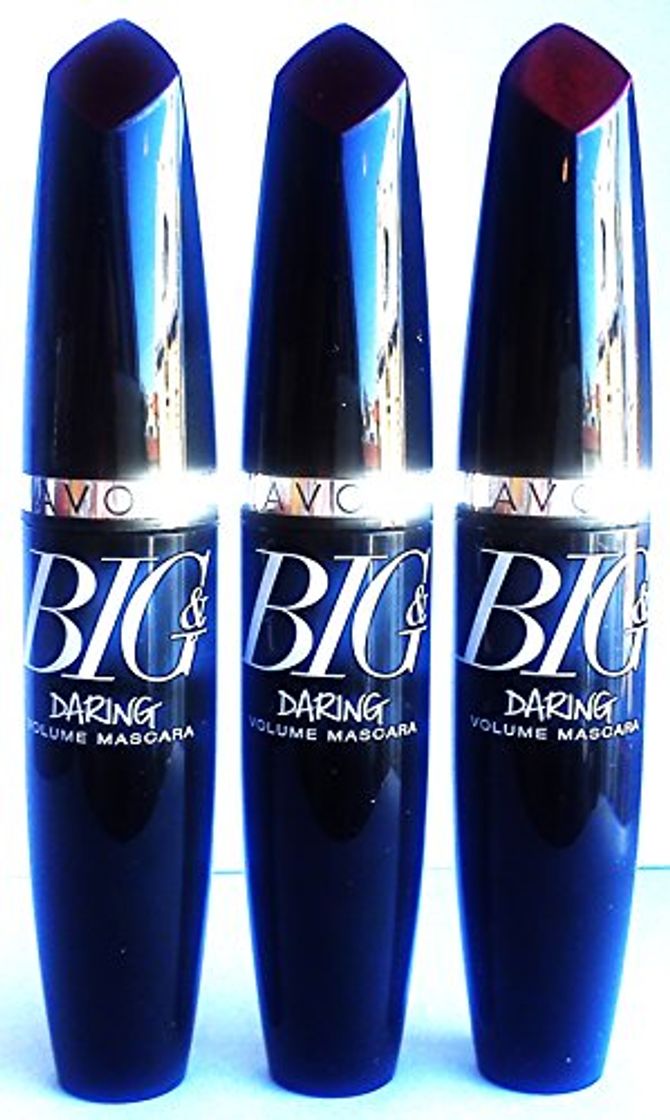 Belleza 3 x Avon Big & Daring Volumen Máscara Rímel Negro Extrema 10ml