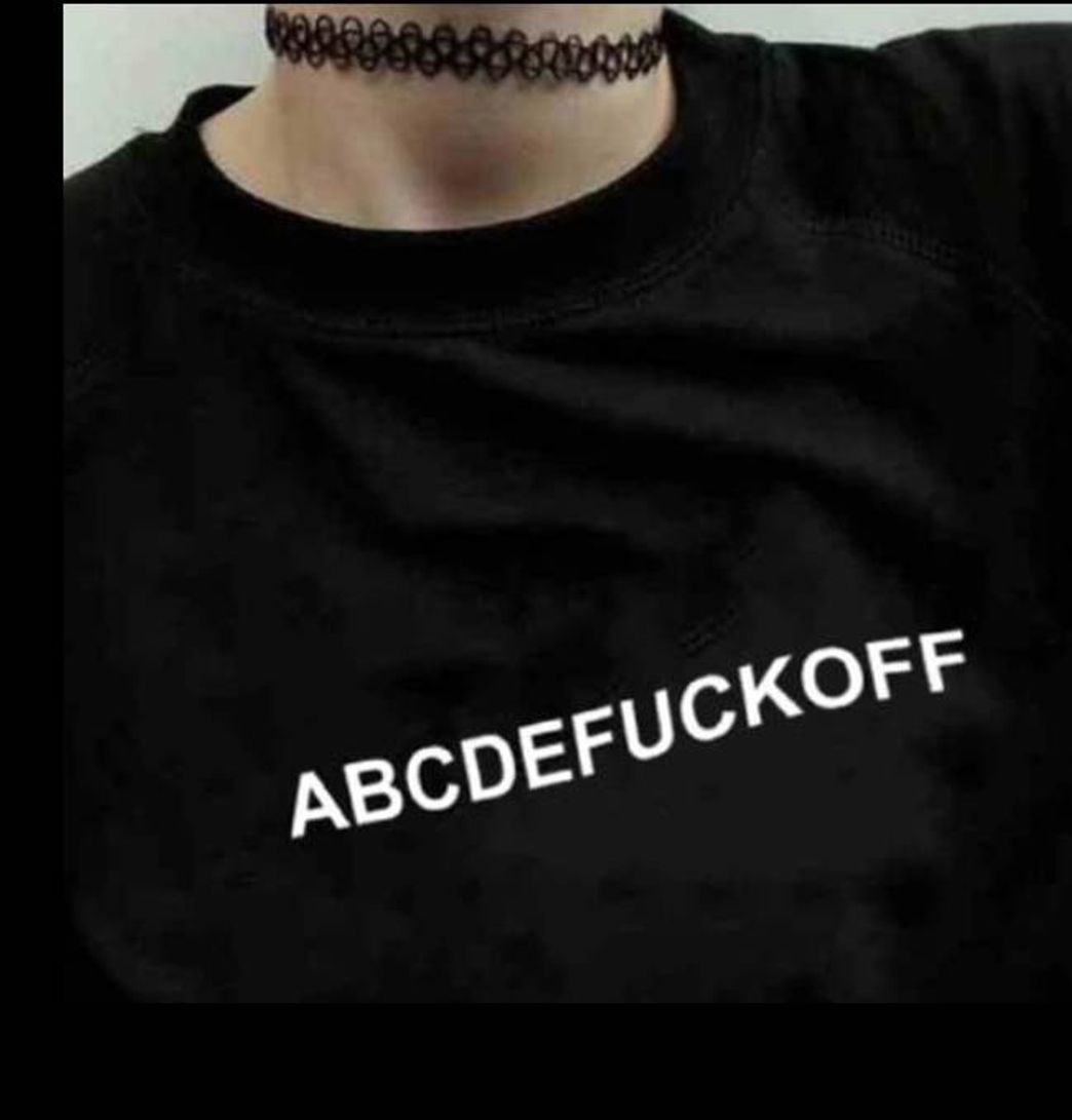 Camiseta abcdefuckoff
