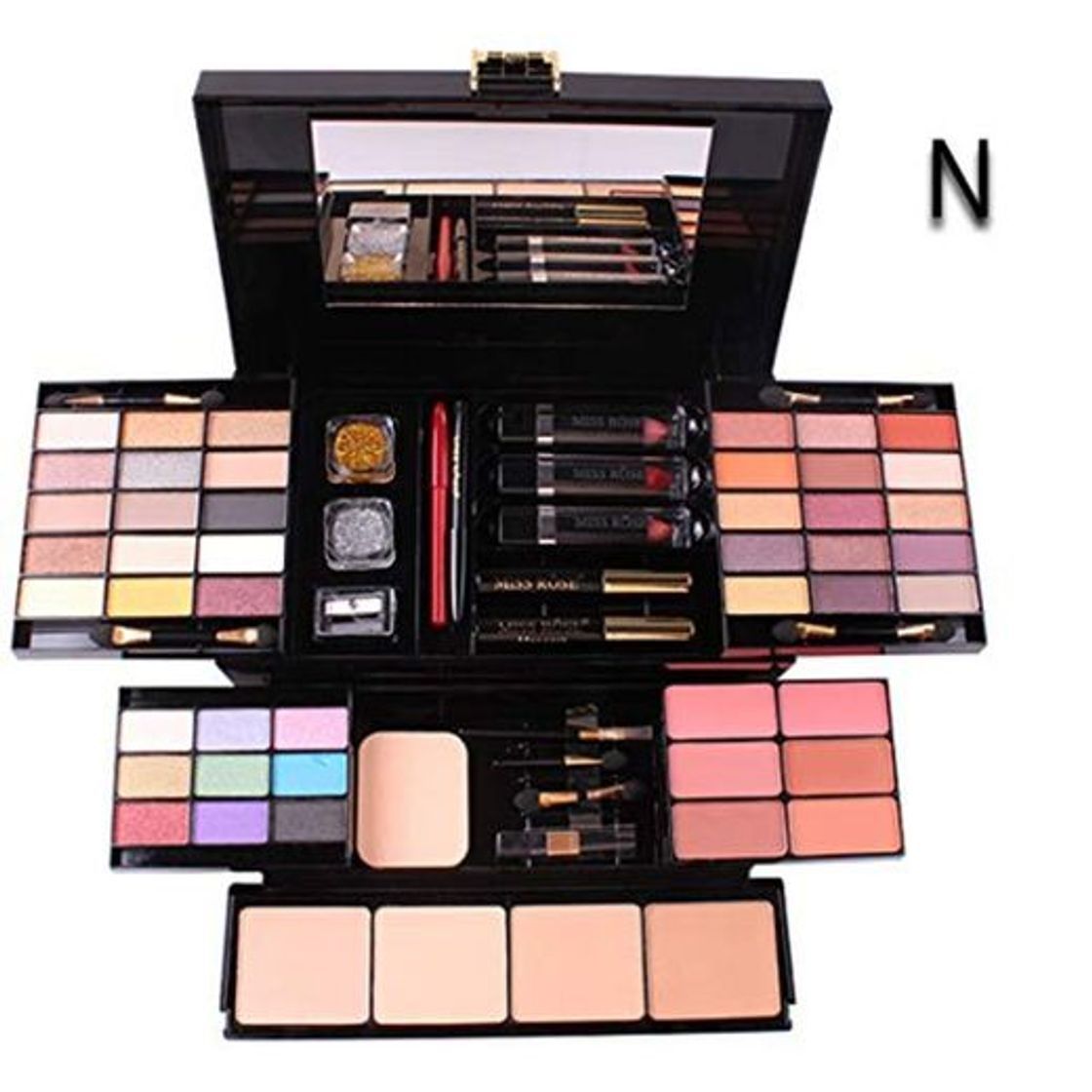 Social UCANBE BELLE Set Maquillaje Box 39 del Color del Profesional compone Sistemas