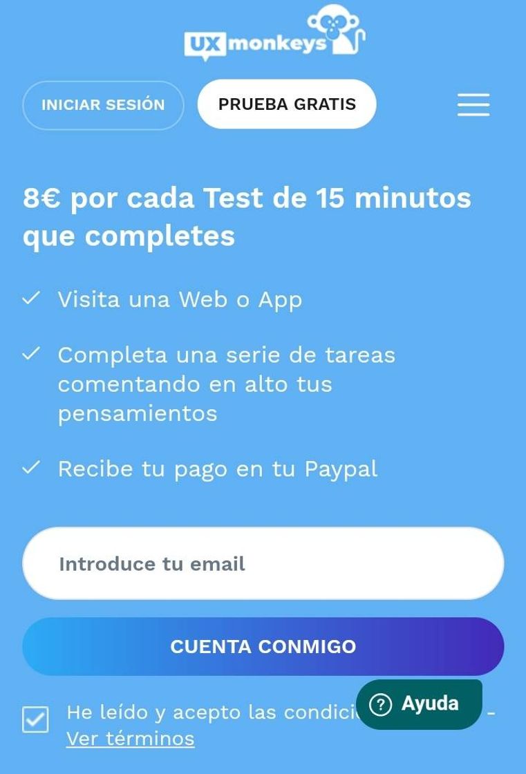Social Gana dinero probando app y webs