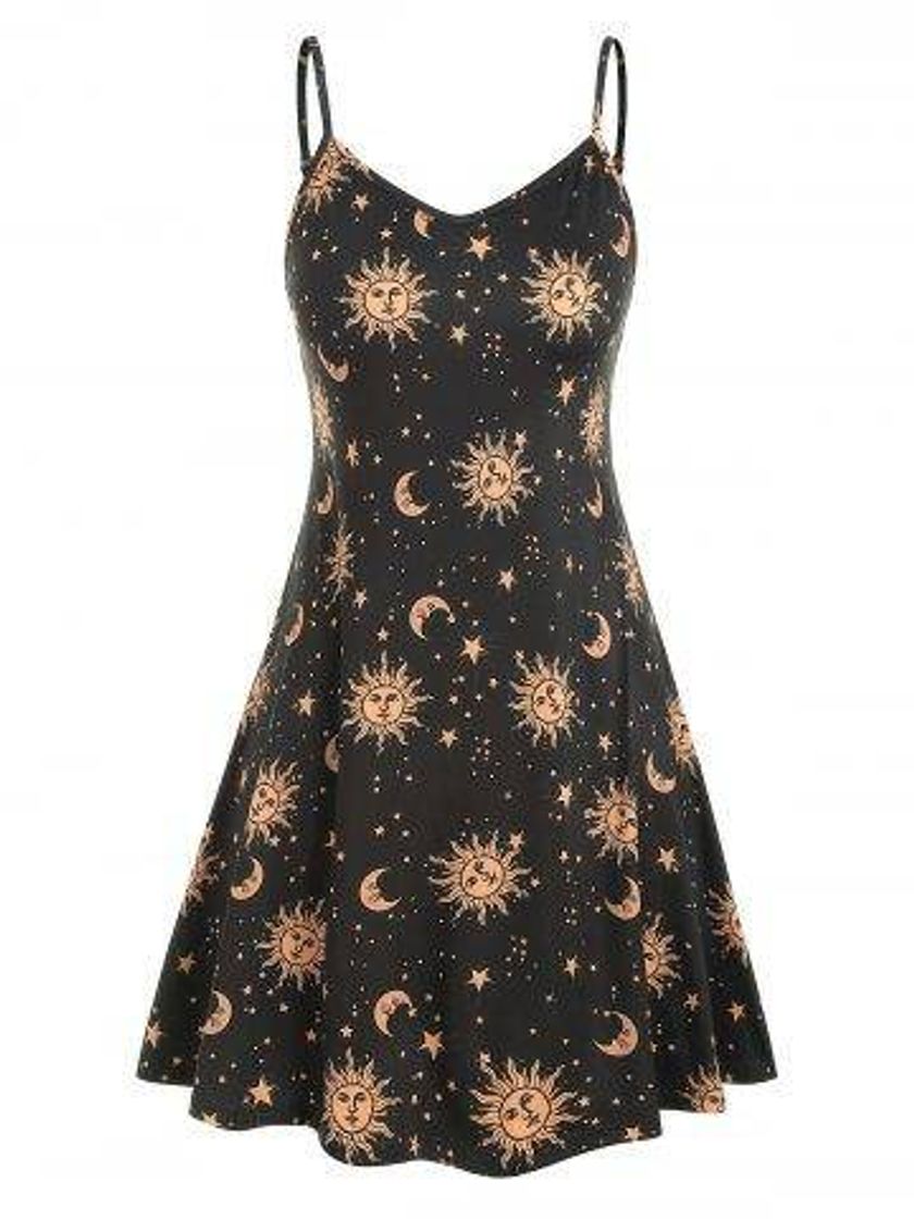 Vestido camisero Sun Stars Moon 