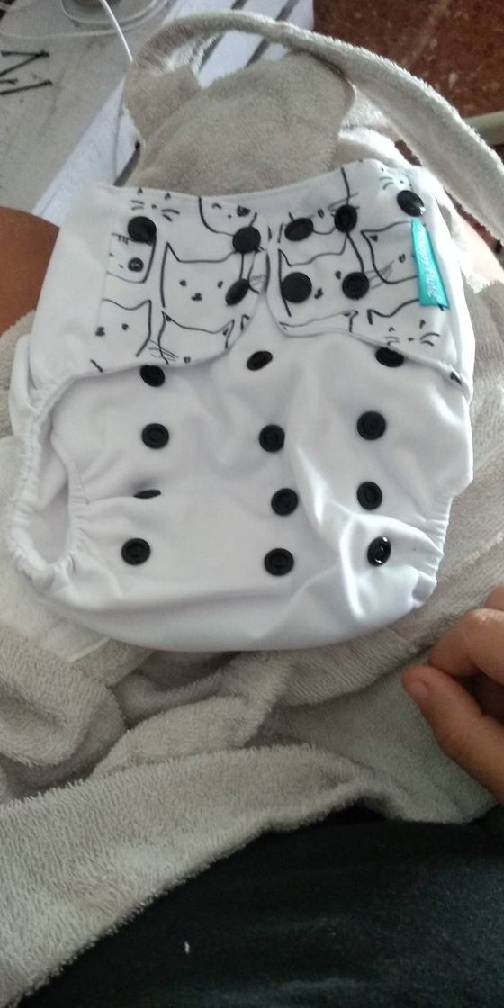 Pañales de tela reutilizables 