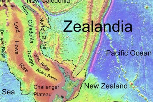 Zealandia nuevo continente de la tierra