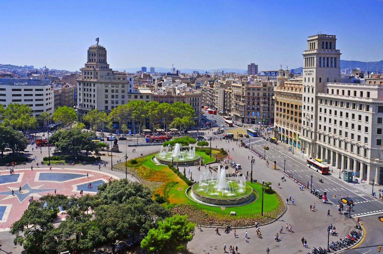 Lugar Plaça de Catalunya