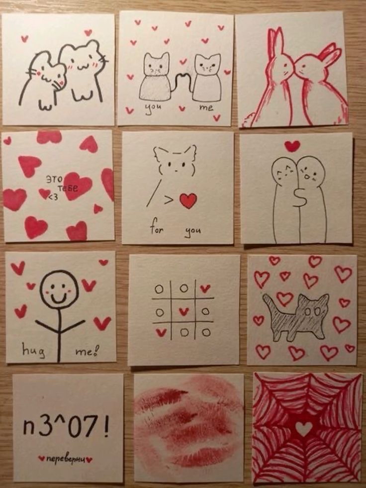 Social Ideias de cartas fofas 