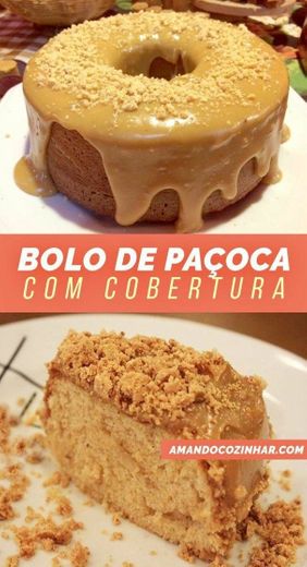 Bolo de paçoca 