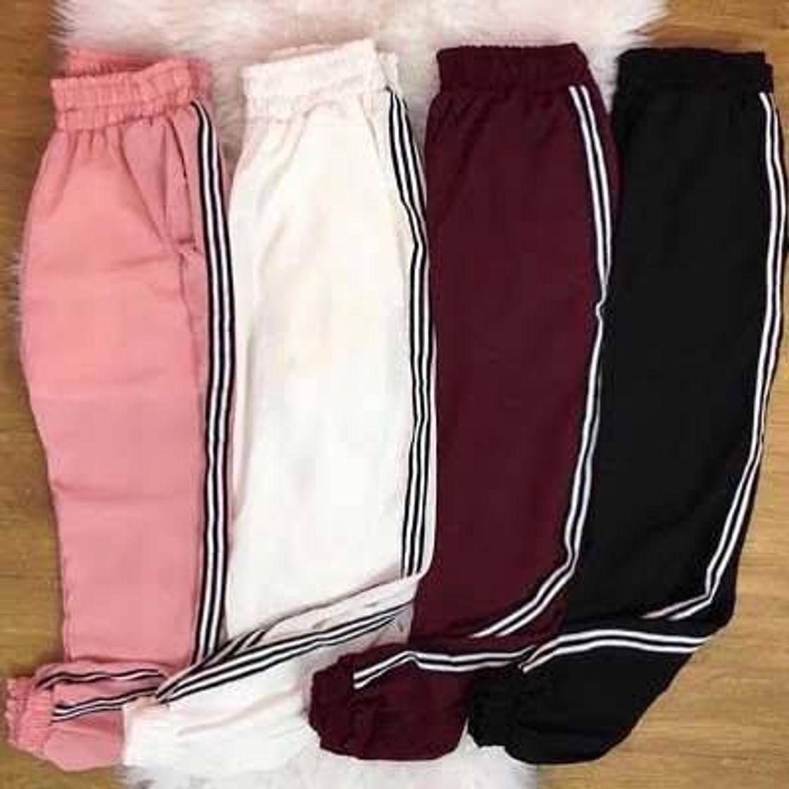 Fashion Calça Feminina Jogger Faixa Lateral Listra Anitta

