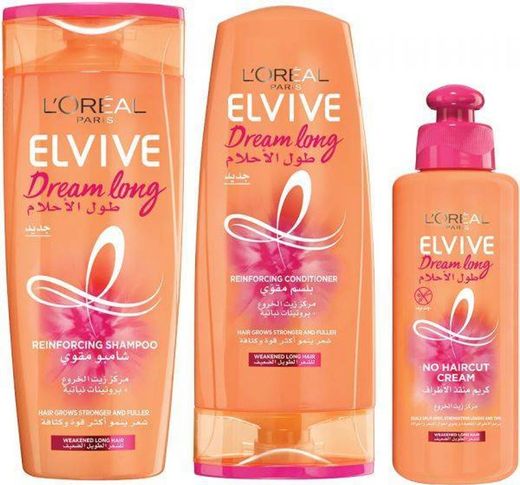 Shampoo, condicionador e creme de pentear Dream Long