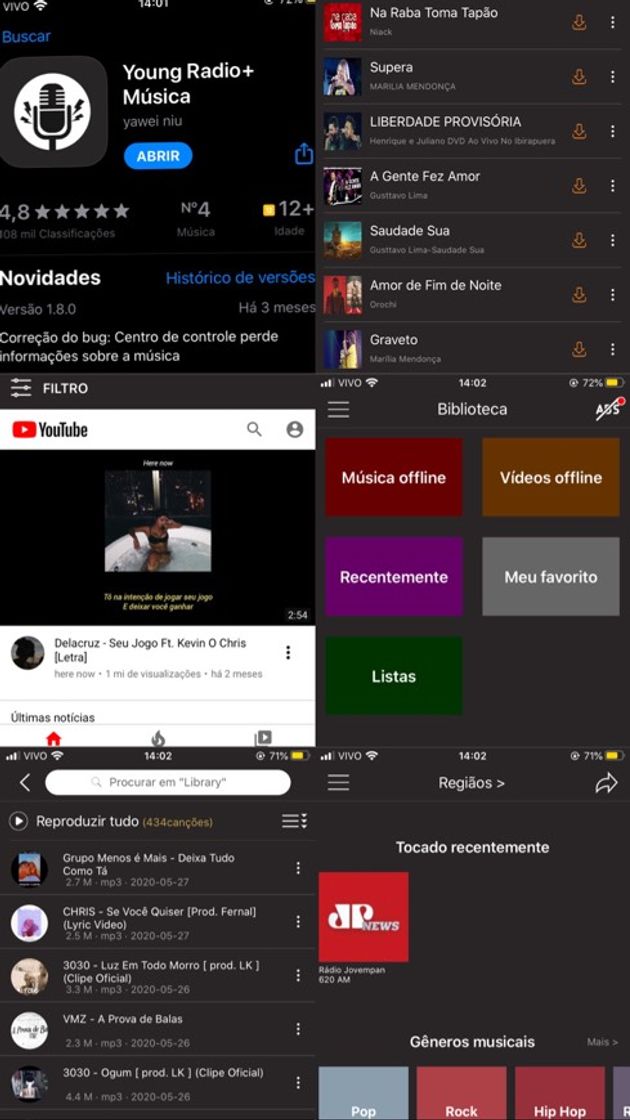 Moda ‎Young Radio+ Música na App Store