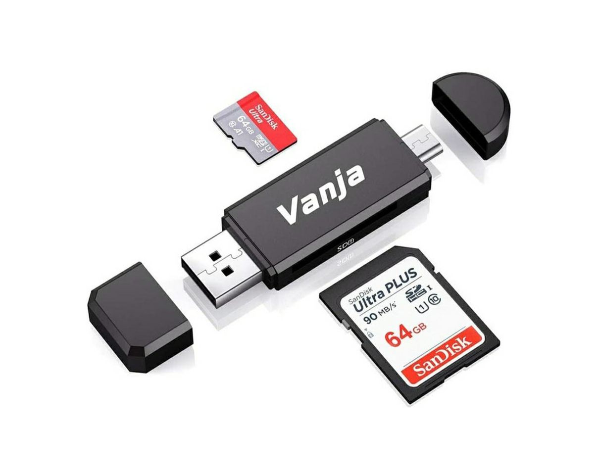 Producto Vanja Micro USB OTG Adapter and USB 2.0 Portable Memory Card