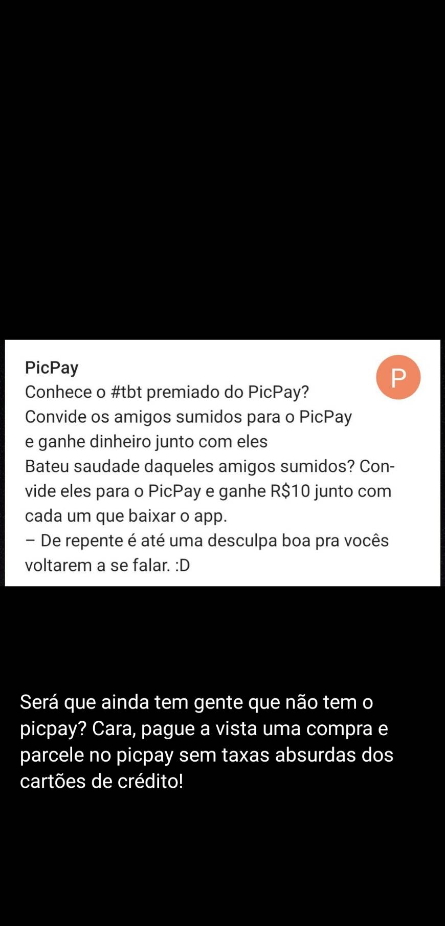 Fashion Ganhe com Picpay!