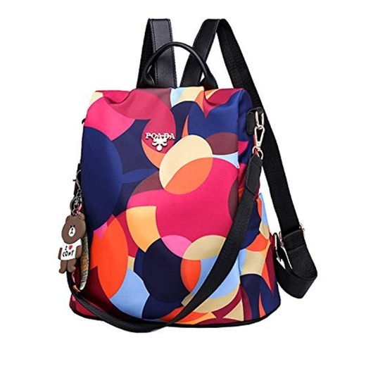 shepretty Mochila Impermeable para Mujer