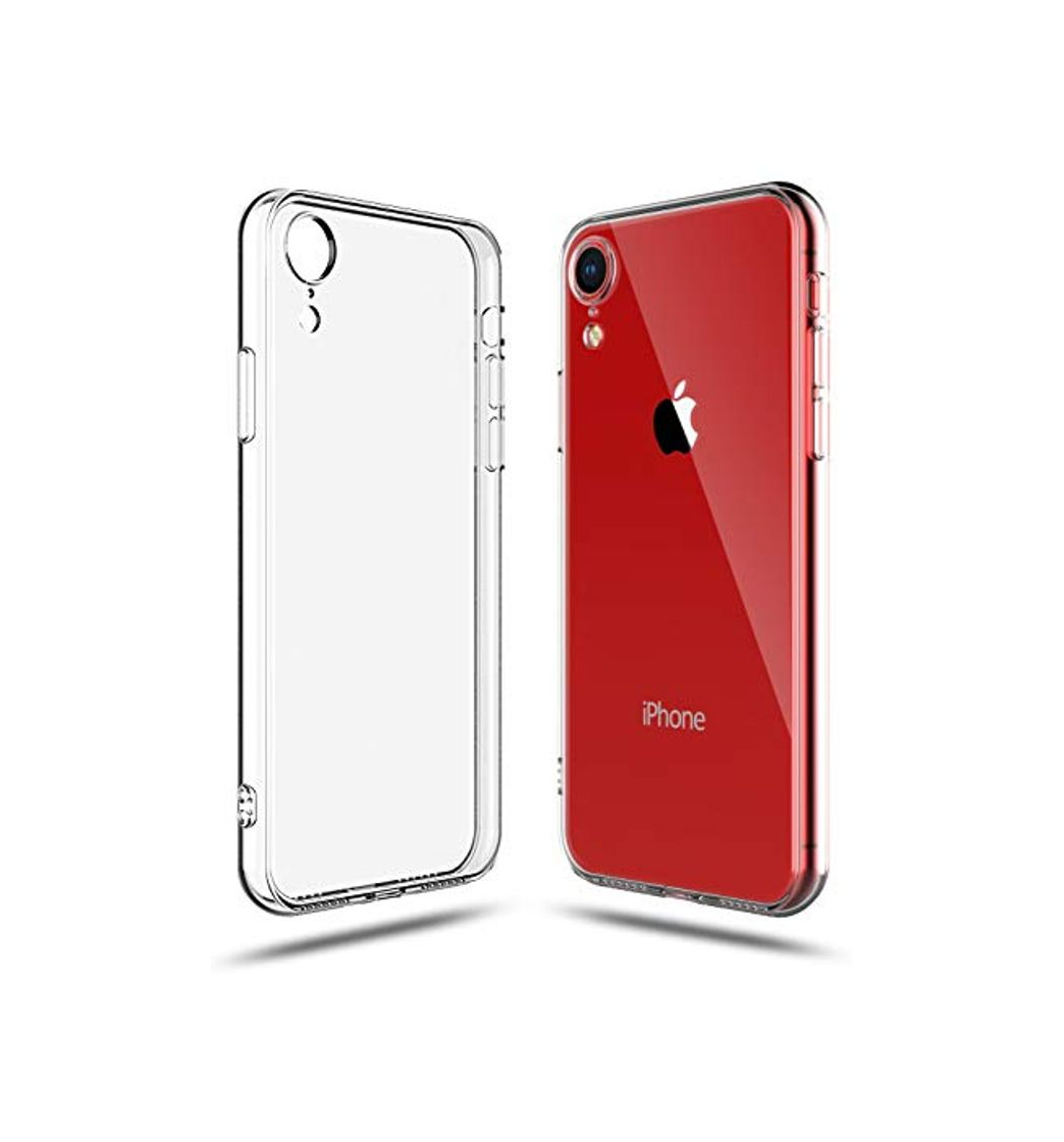 Product Shamo's iPhone XR Funda Transparente Absorción de choque TPU Cubierta Transparente de gel de goma