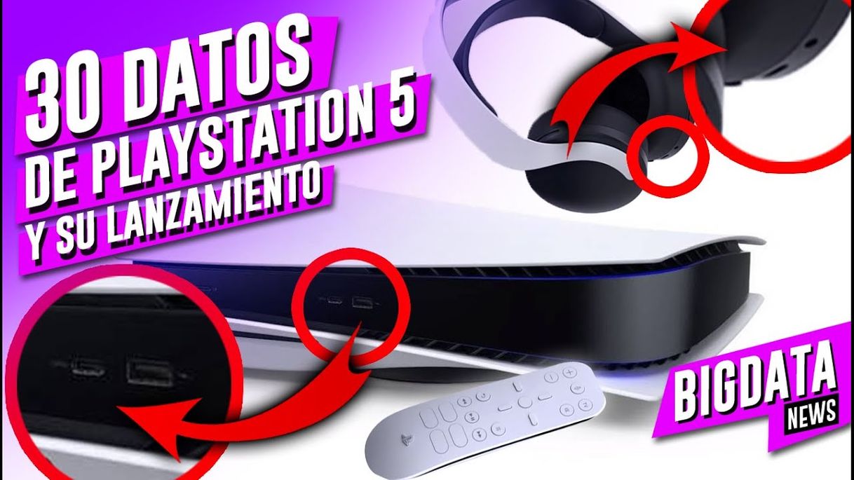 Fashion  👀 30 DATOS sobre la NUEVA PLAYSTATION 5 👩‍💻