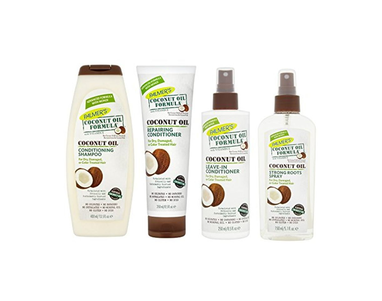 Beauty Palmers Coconut Oil Formula Shampoo, Conditioner, Leave-In Conditioner, Spray