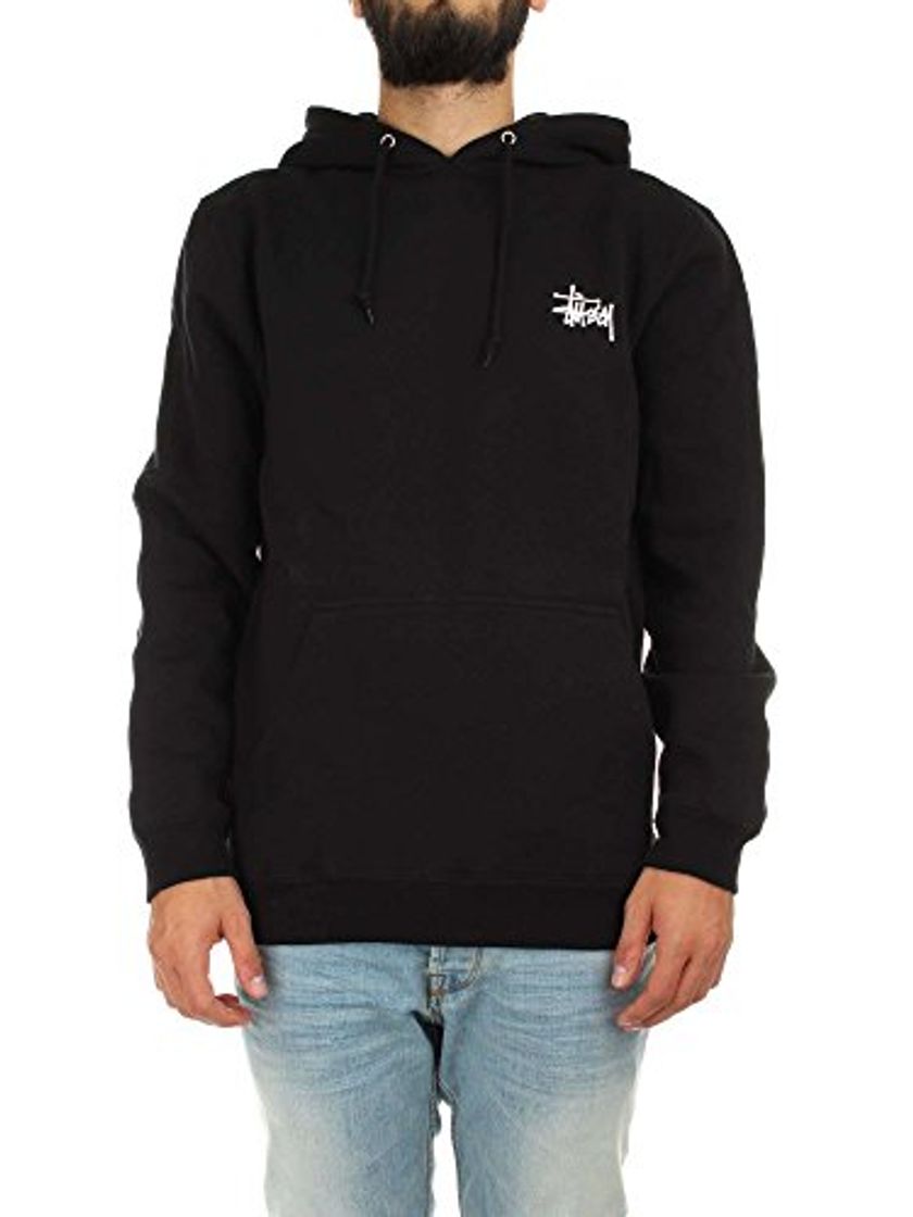 Products Stussy Felpa Cappuccio UOMO Basic Hood Black M