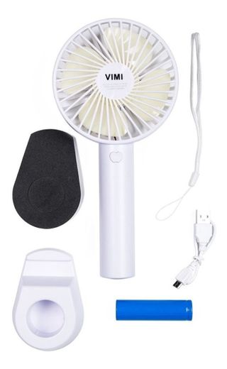 Mini ventilador portátil.