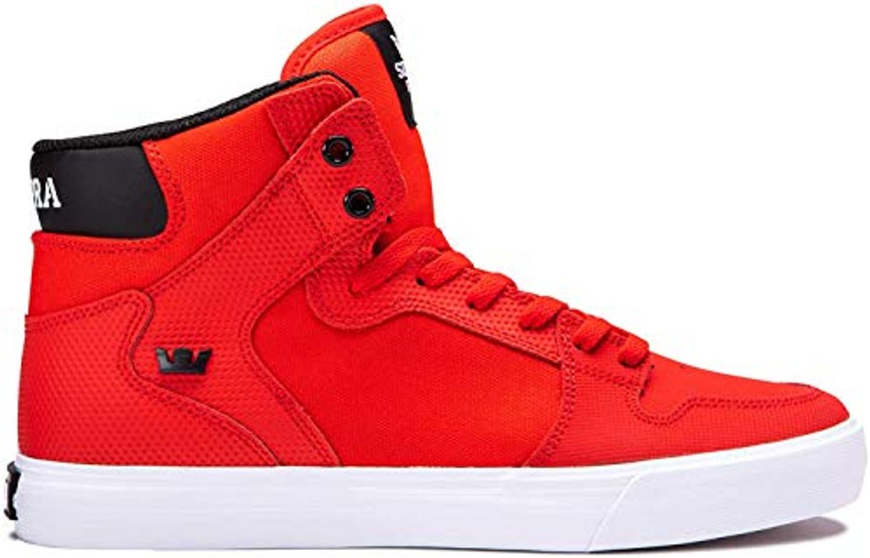 Product Supra Vaider, Zapatillas de Skateboard Unisex Adulto, Rojo