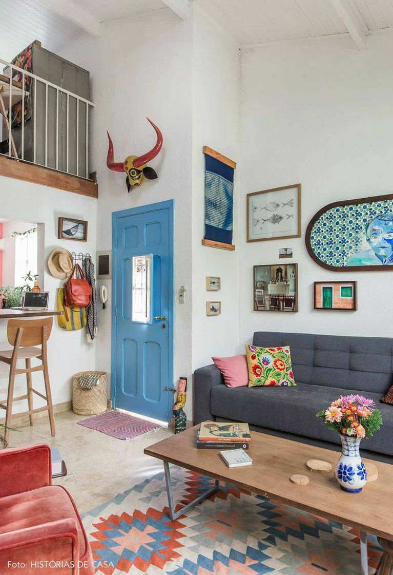 Fashion Decoração: Porta Azul