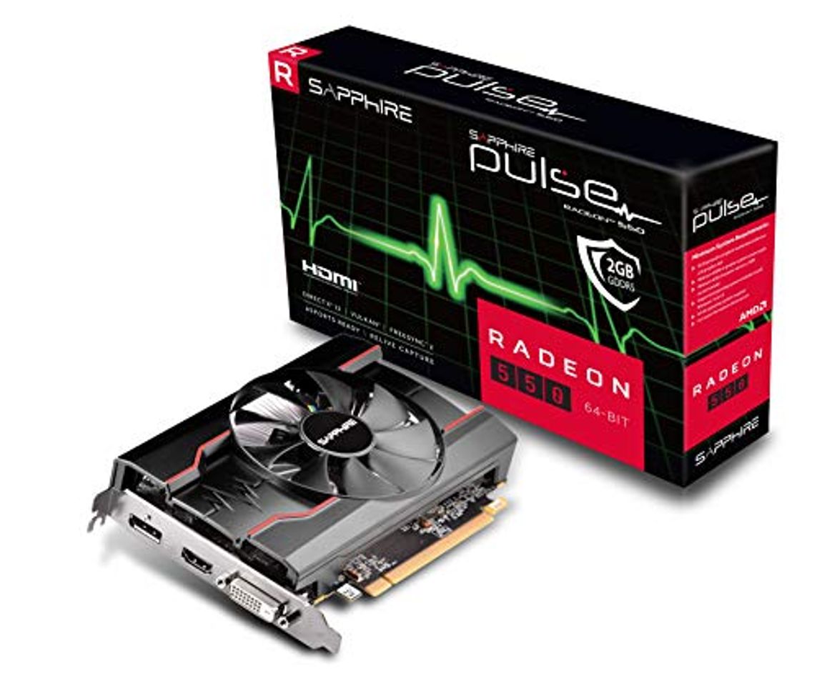 Social SAPPHIRE - Pulse Radeon 550 2G GDDR5 HDMI/DVI-D/DP OC