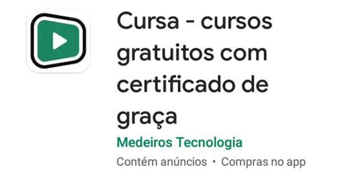 Moda App onde tem cursos gratuitos que são completos 