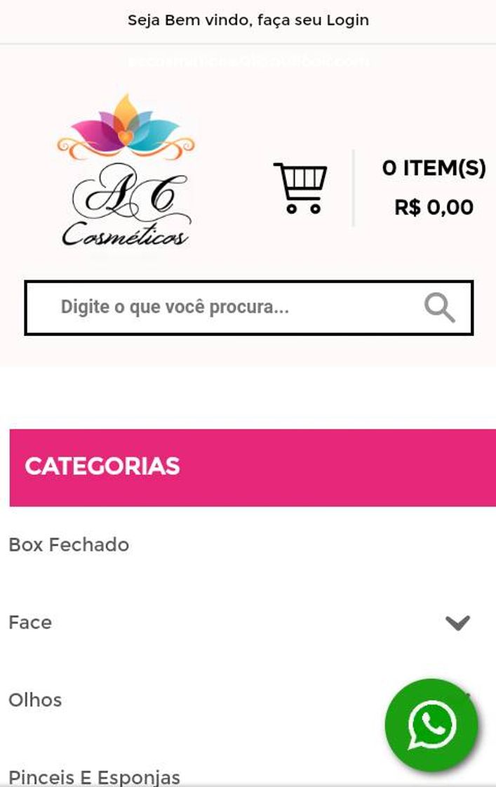 Social AC Cosmeticos |SITE DE MAQUIAGEM 