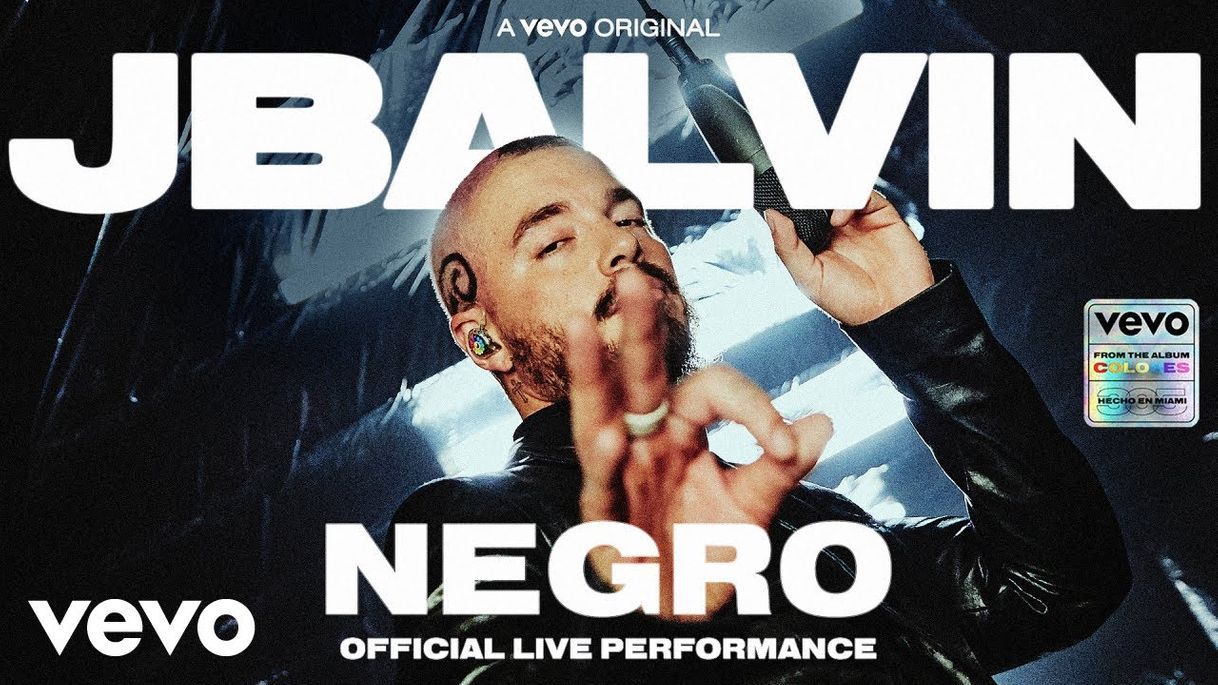 Fashion J Balvin - Negro (Official Live Performance) | Vevo - YouTube