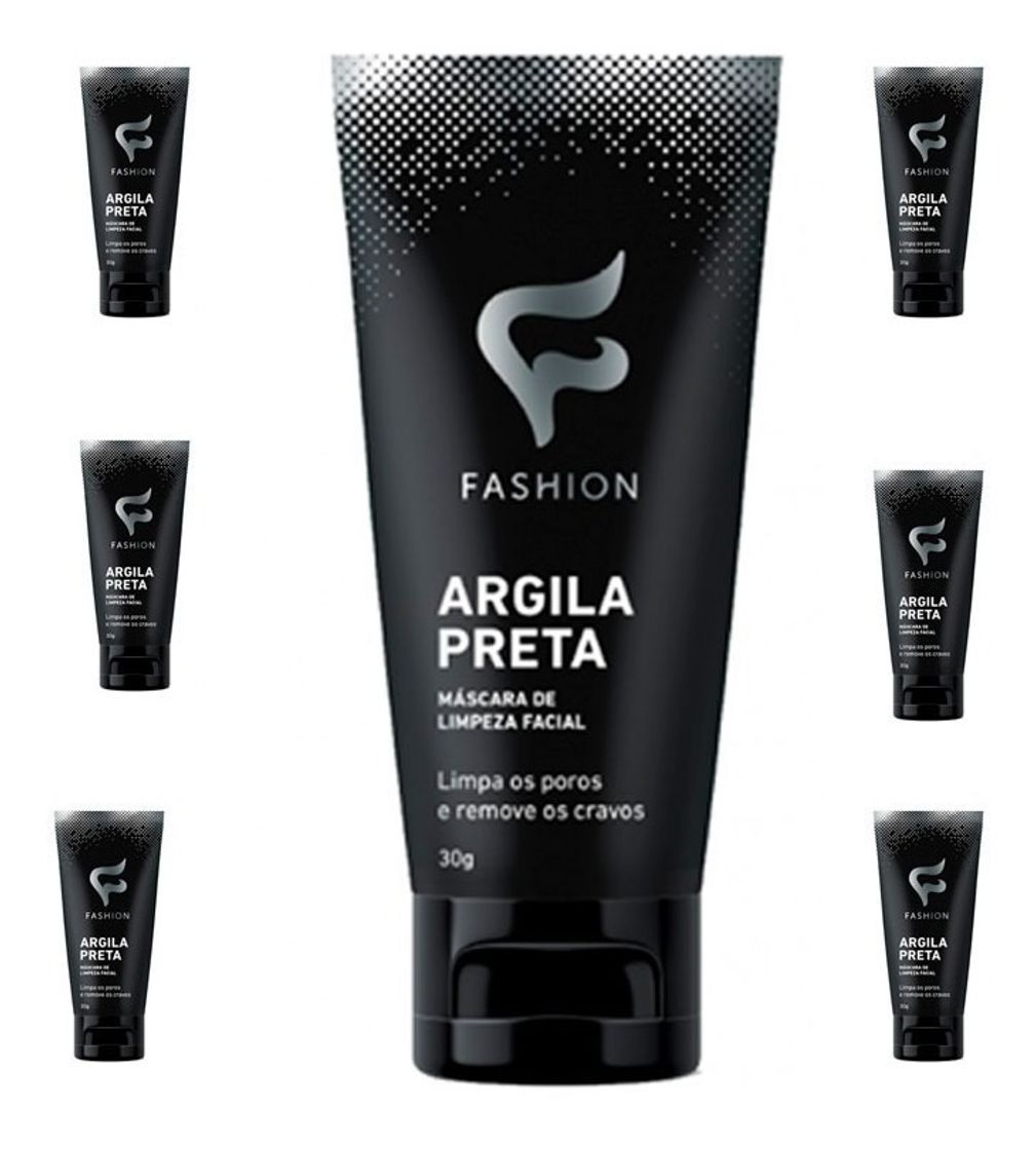 Fashion Argila preta - máscara de limpeza facial 