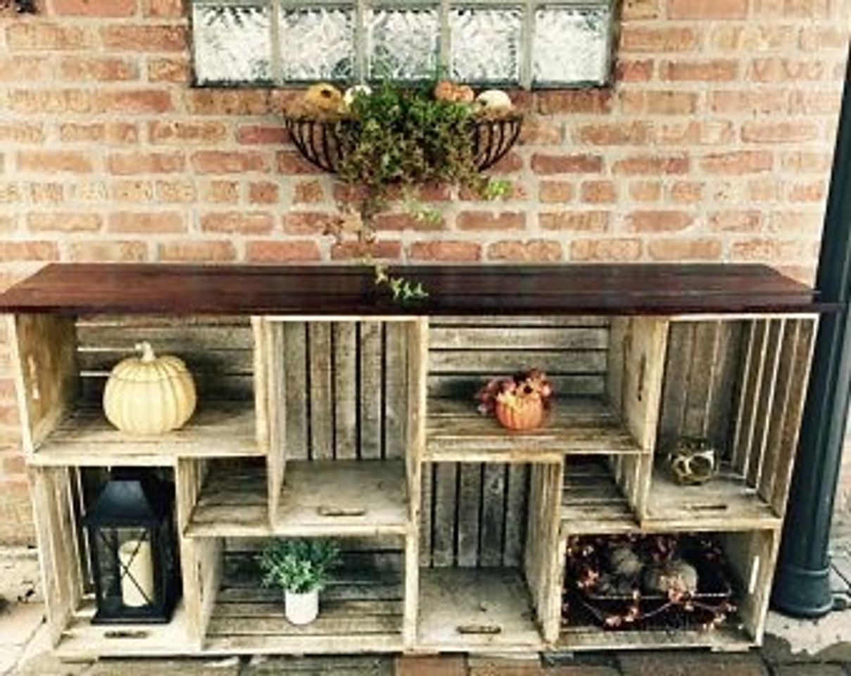 Moda Rustic Crate Bookshelf✨