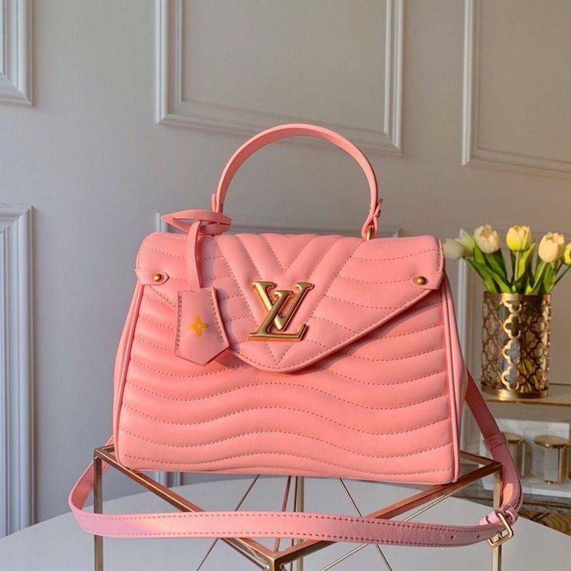 Moda Cor Rose bolsa ☆